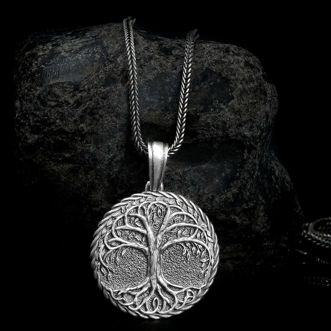 sterling silver, tree of life necklace - pendant by theswaf.com