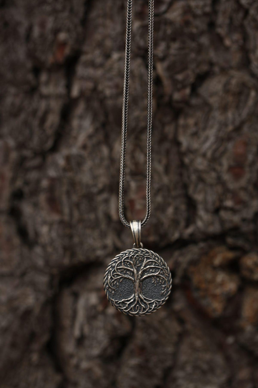 handmade sterling silver tree of life necklace by theswaf.com