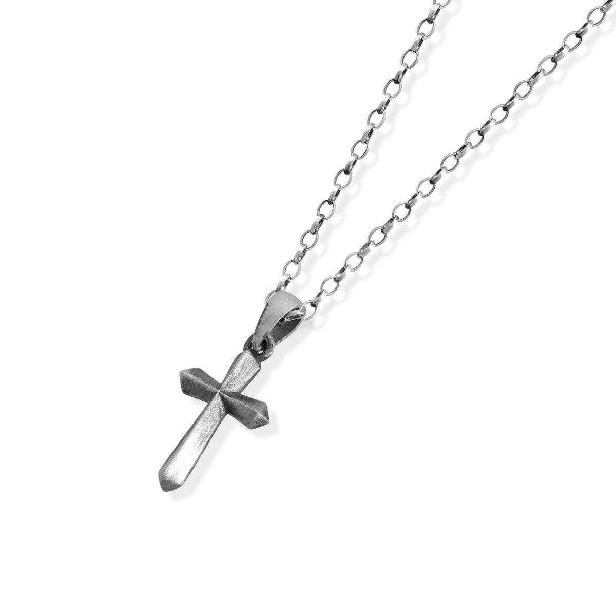 Compass Arrow Cross Necklace