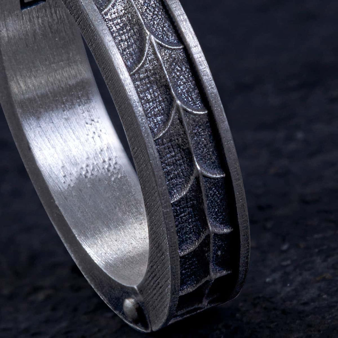 Dragon Scale Huggie Earring