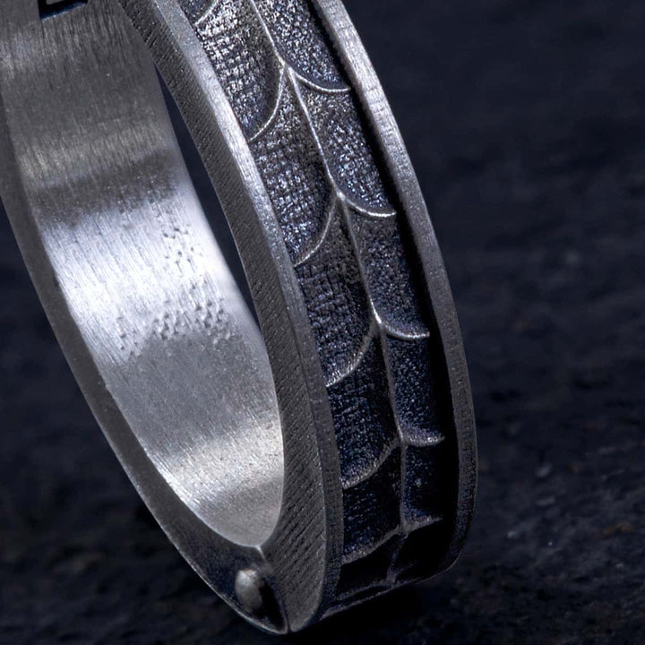 Dragon Scale Huggie Earring
