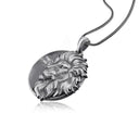 African Lion Necklace side view