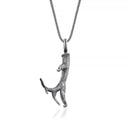 Antler Pendant Necklace side view