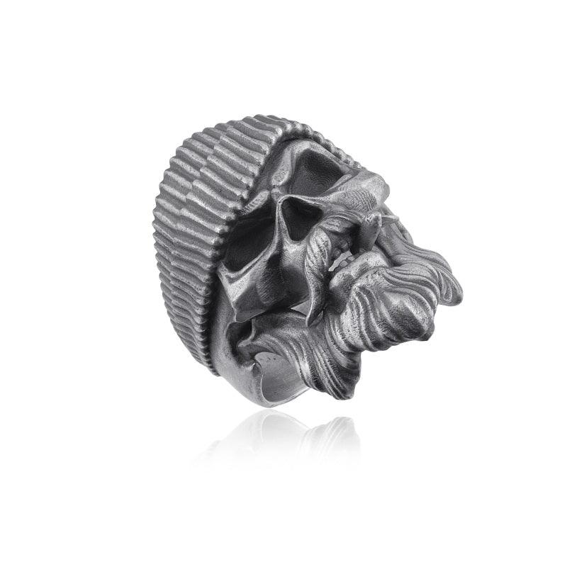 Cigar Skull Ring side view