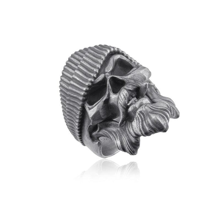 Cigar Skull Ring side view