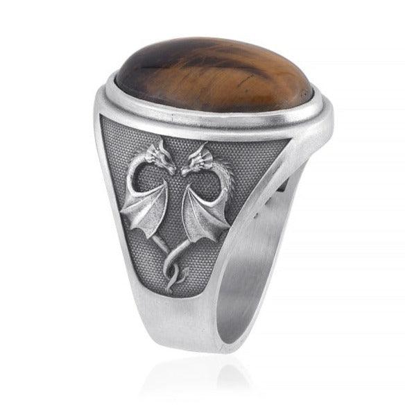 Dragons Tiger Eye Ring – Theswaf