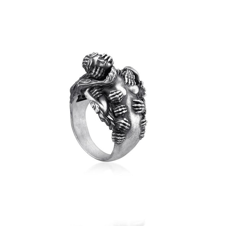 Eternal Gothic Love Ring side view