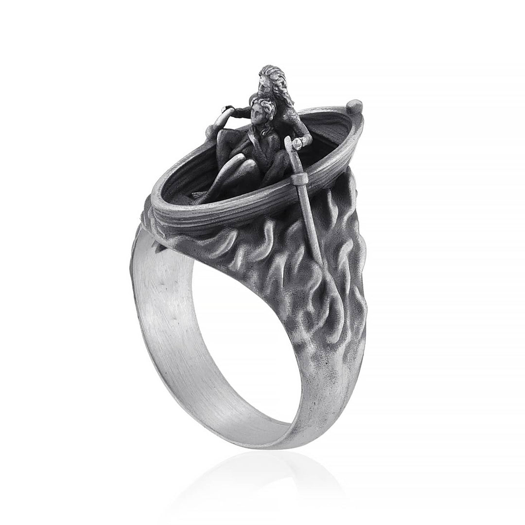 925 Sterling Silver Oxidized
