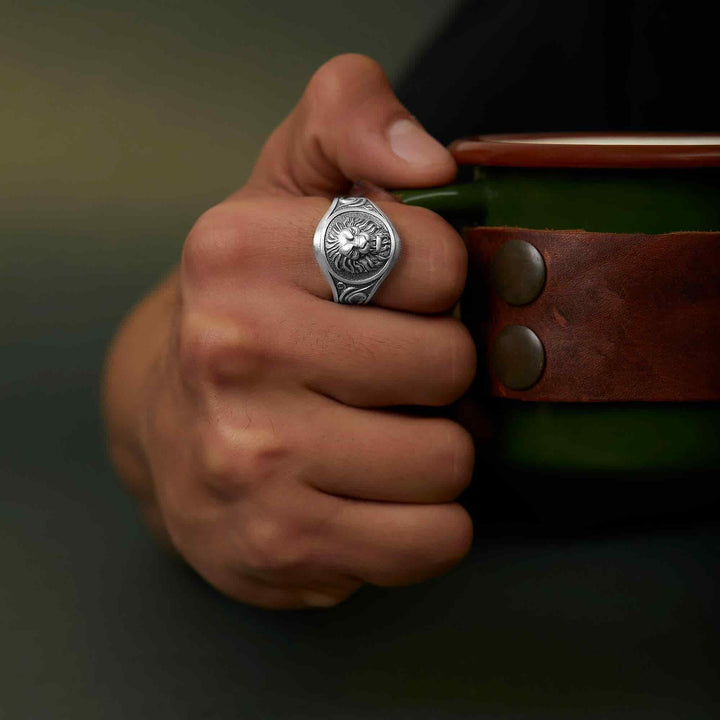 Angry King Lion Ring