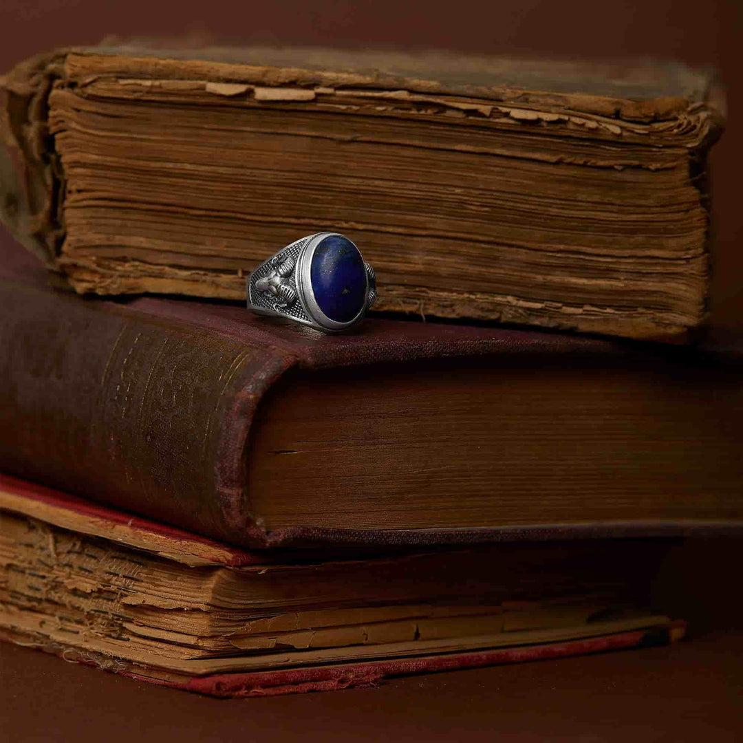 Aries Lapis Gemstone Ring