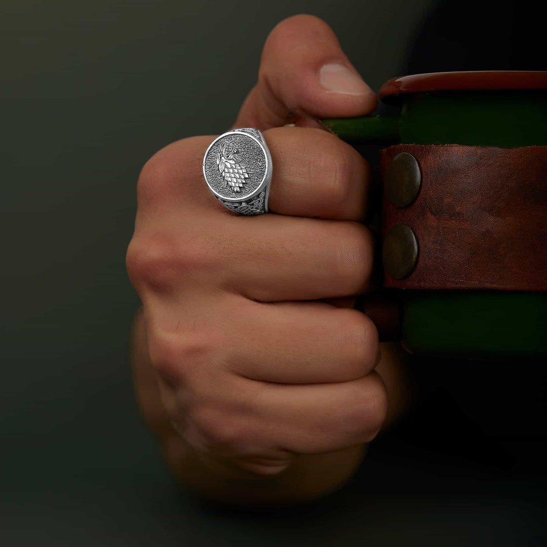 Stark Wolf Ring