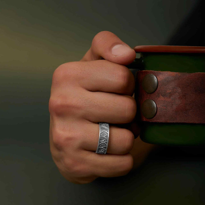 Great Wave Off Kanagawa Band Ring