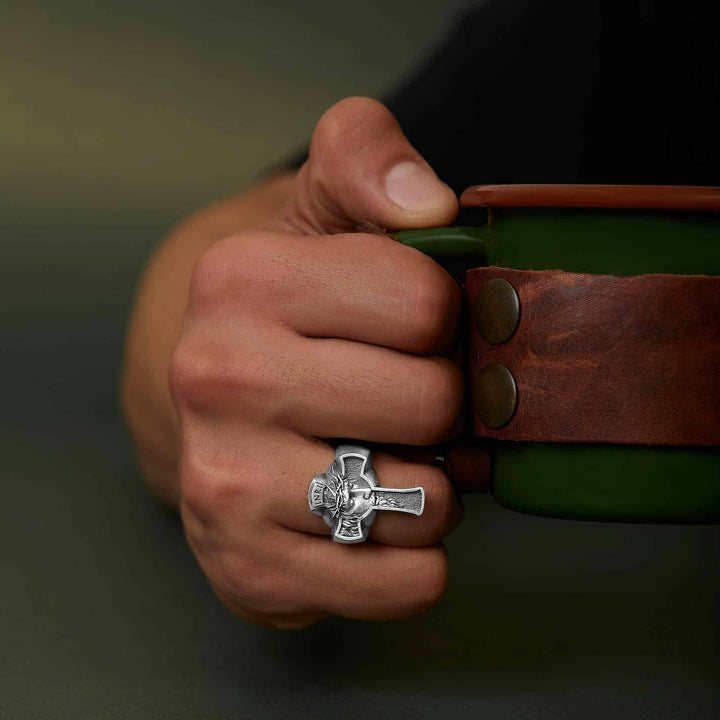Jesus Cross Ring