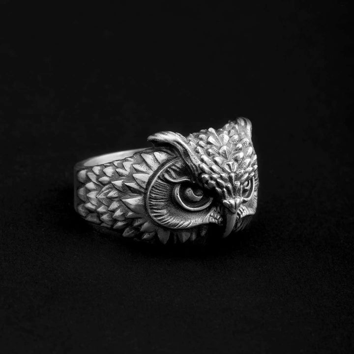 Owl Head Ring