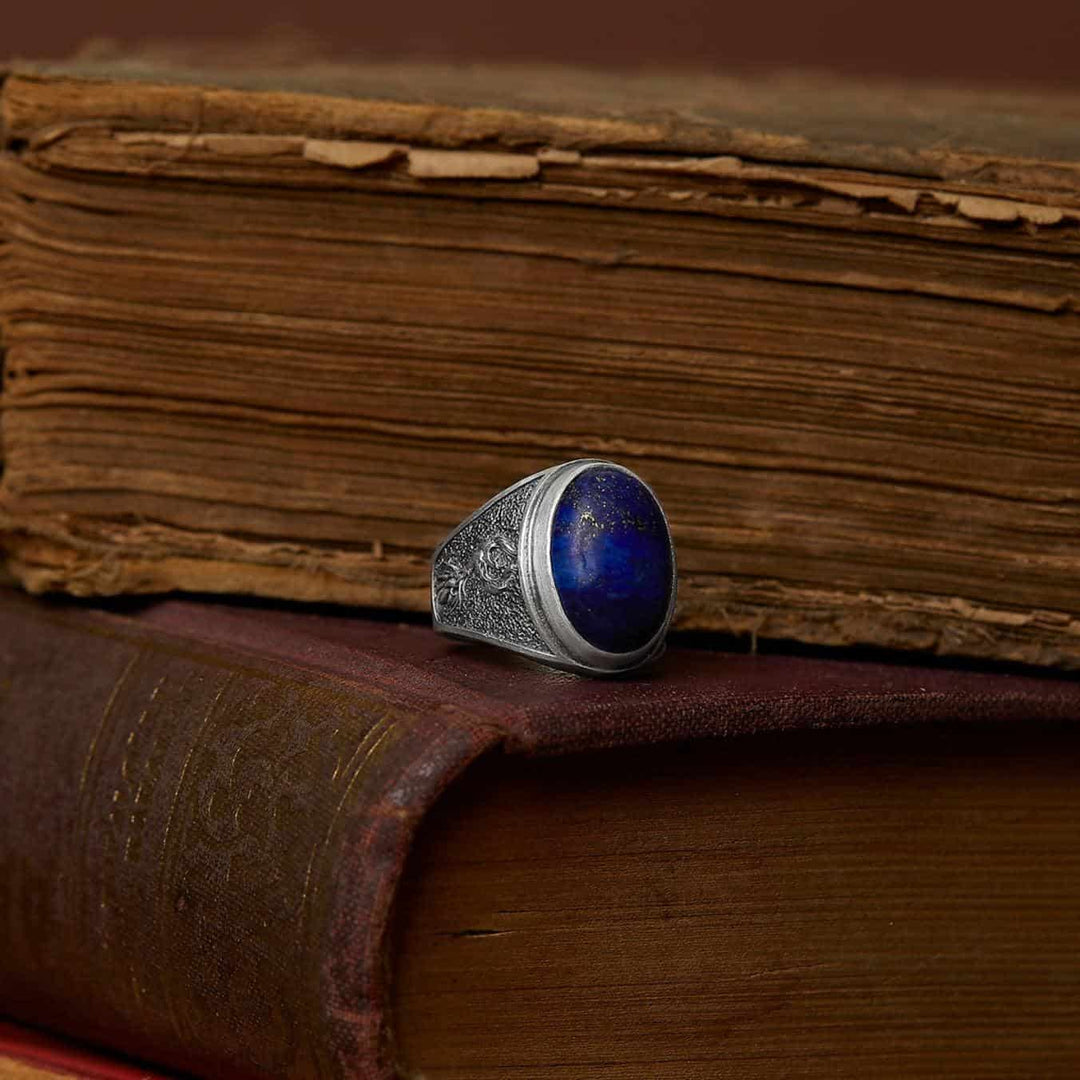 Phoenix Lapis Gemstone Ring