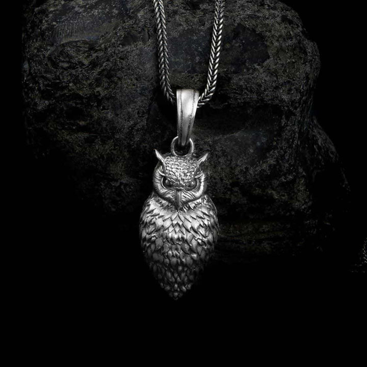 Angry Owl Necklace