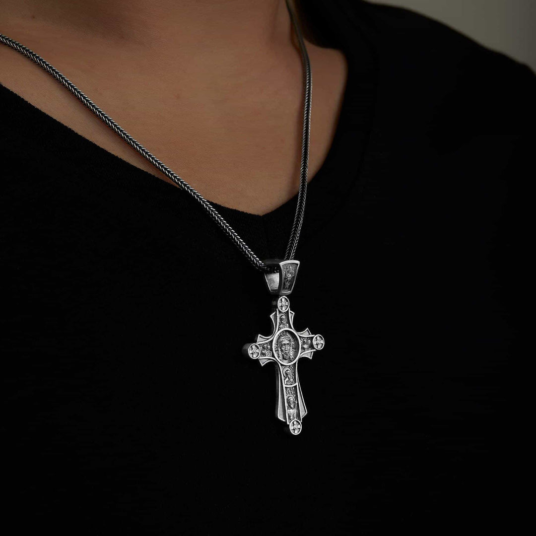 Christian Cross Amulet Necklace