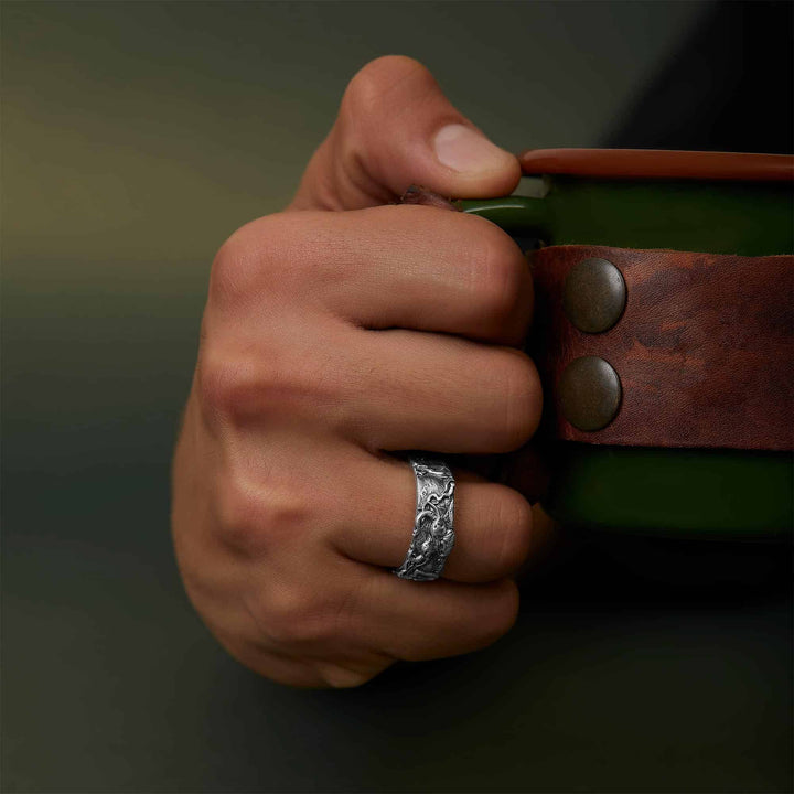 Elephant Band Ring