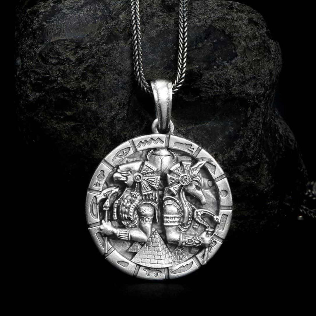 Horus And Anubis Necklace