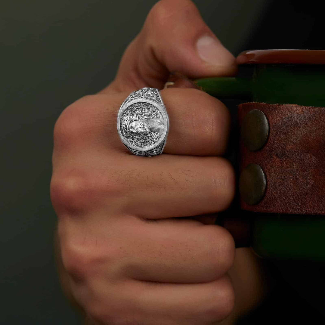 Jesus Face Ring