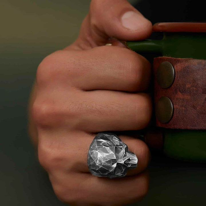 Signet Skull Ring