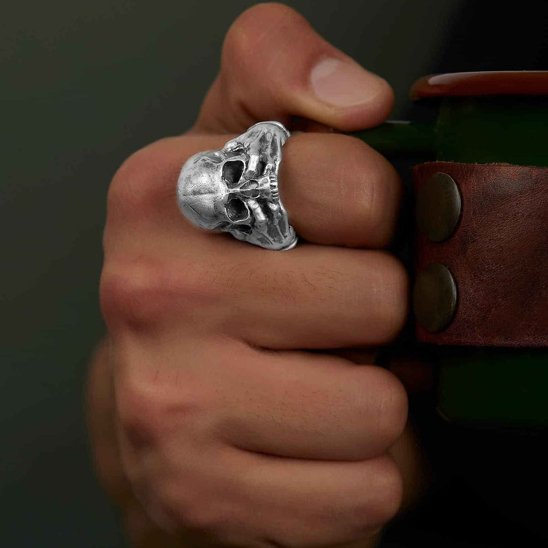 Skull Head Ring