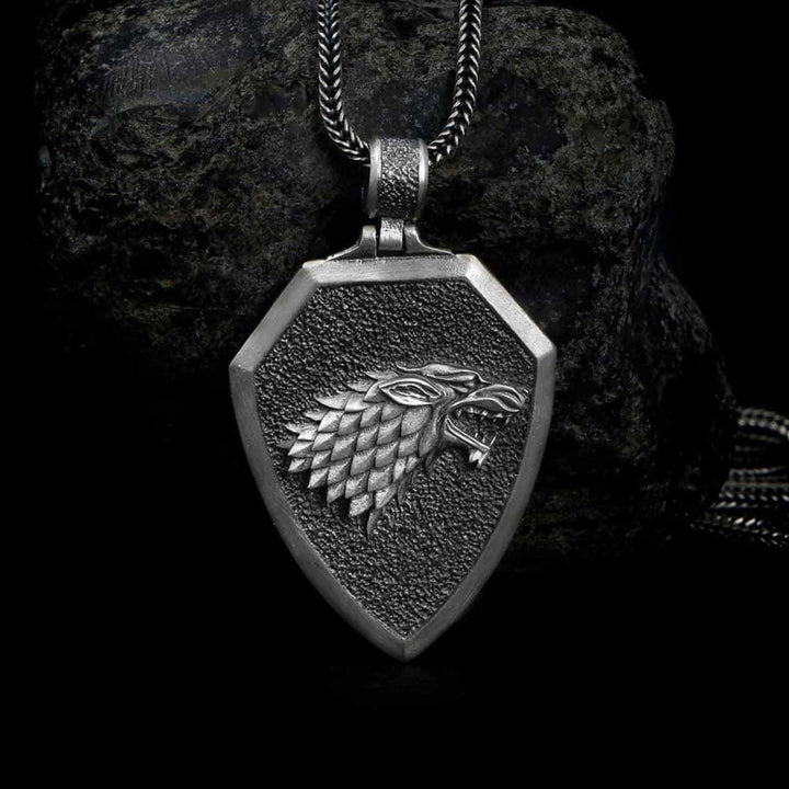 Stark Wolf Necklace