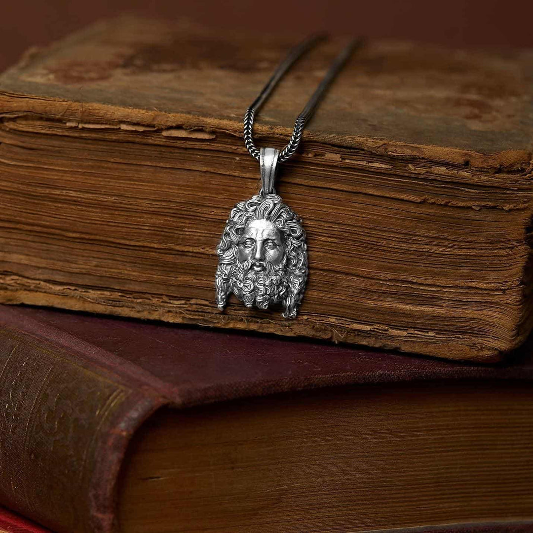 Zeus Head Necklace