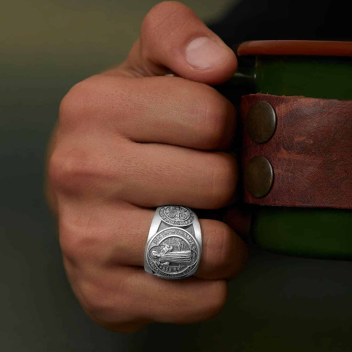 Saint Benedict Medal Ring