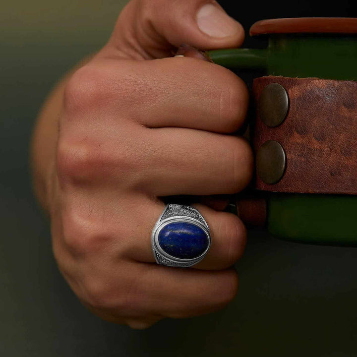 Tree Of Life Lapis Ring