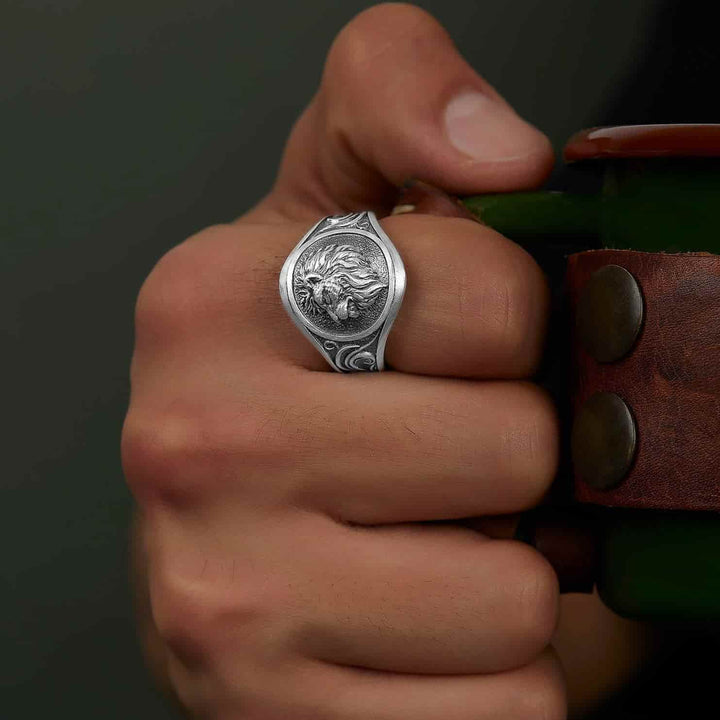 Lion Head Ring