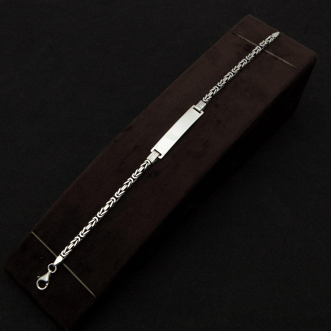 Custom King Square Chain Bracelet