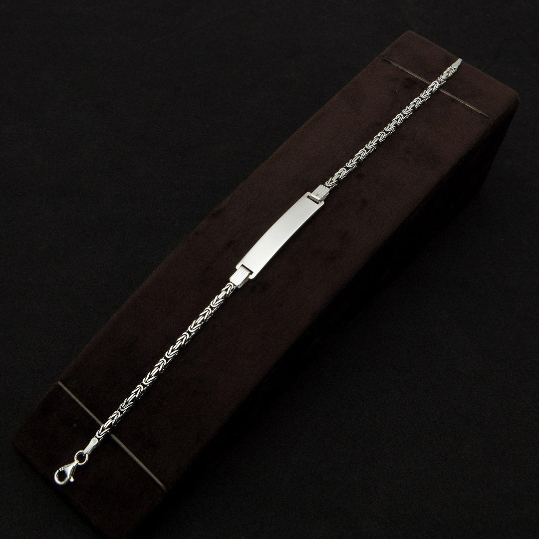 Custom King Square Chain Bracelet