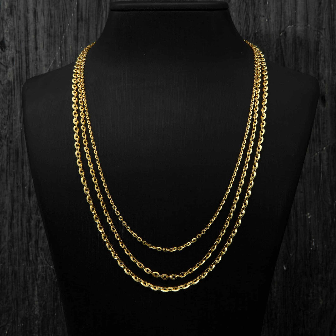 Gold Anchor Chain Necklace
