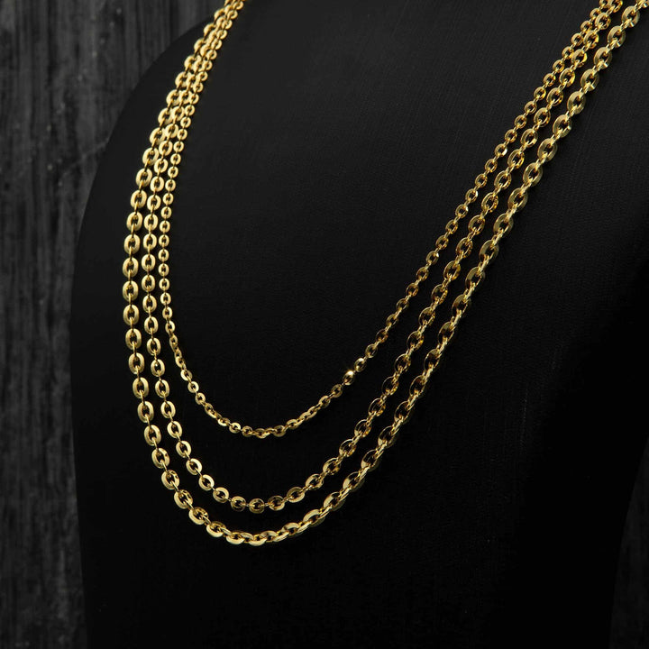 Gold Anchor Chain Necklace