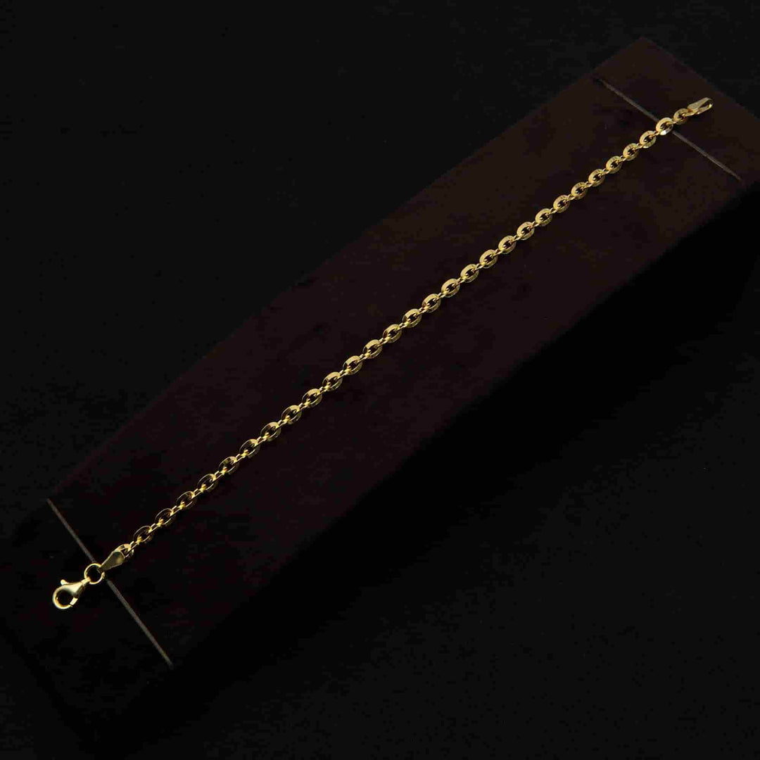 Gold Anchor Chain Bracelet