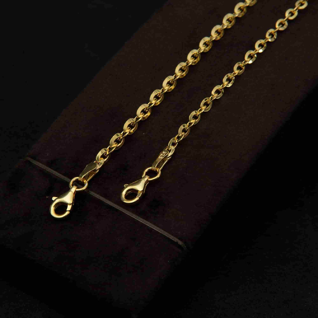Gold Anchor Chain Bracelet