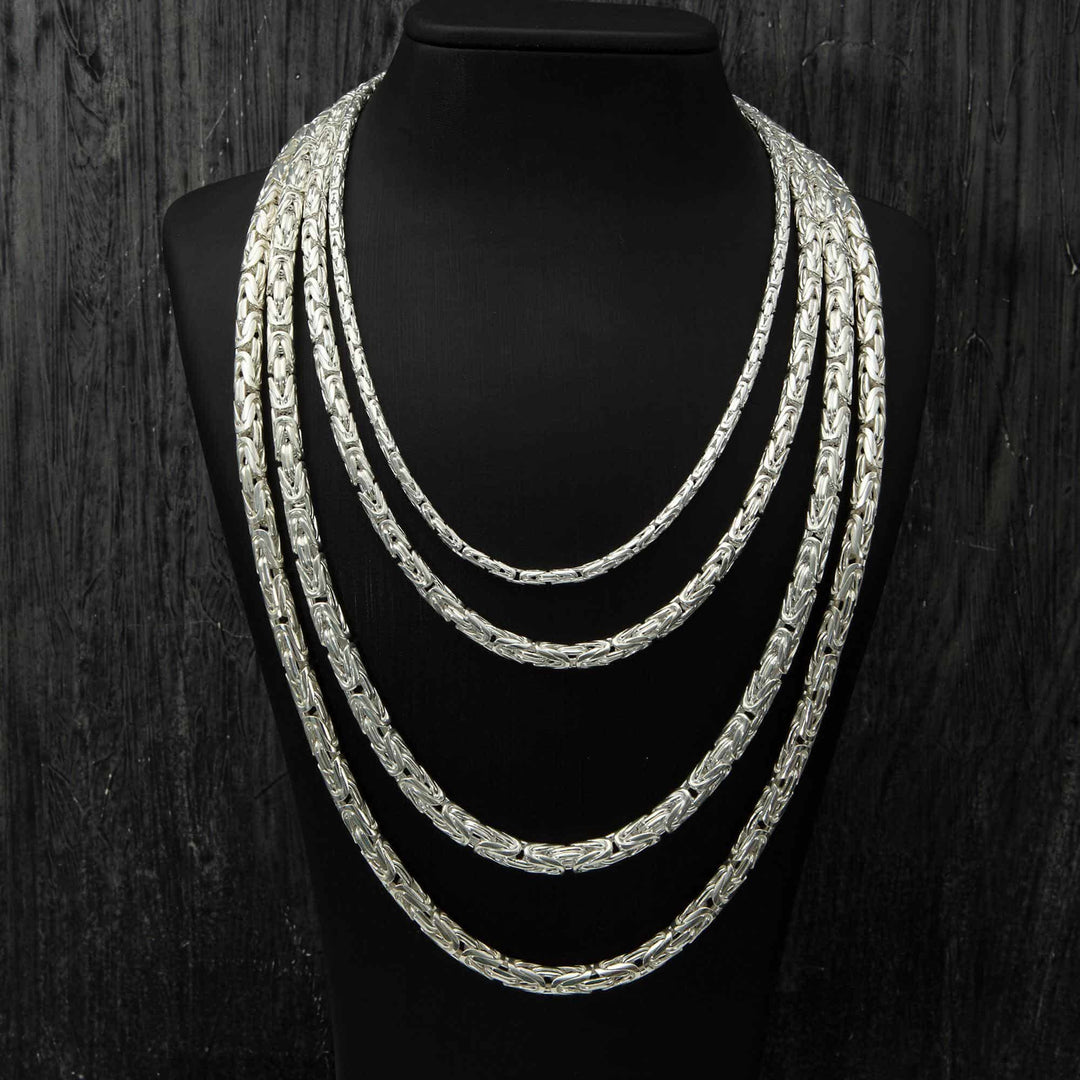 Round Byzantine Chain Necklace