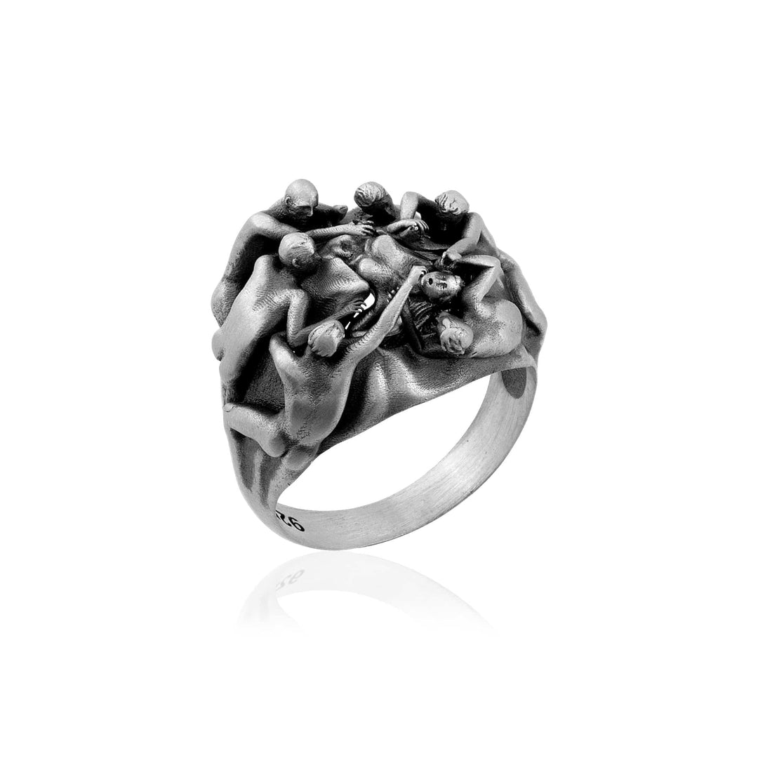 Writhing Figures Ring