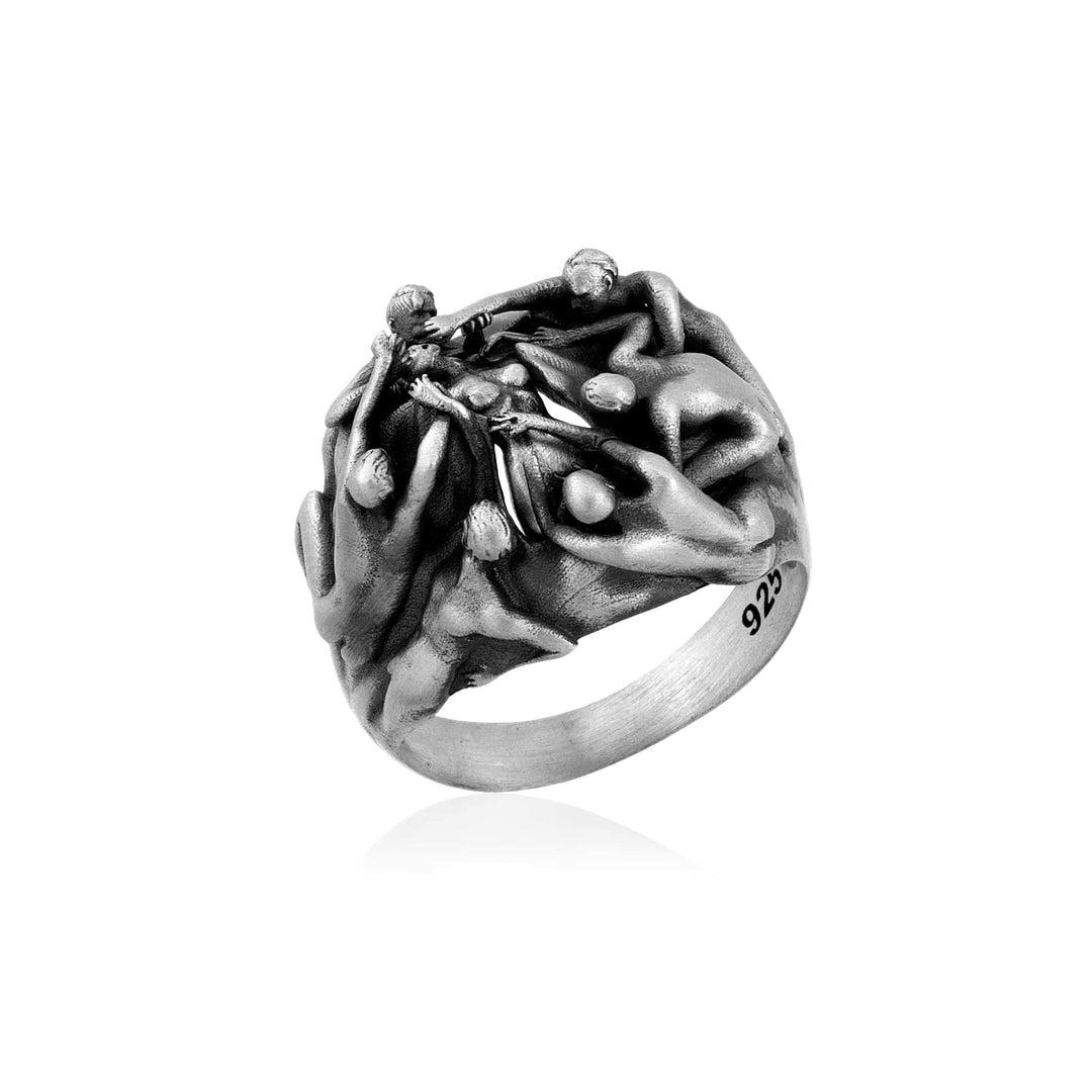 Writhing Figures Ring