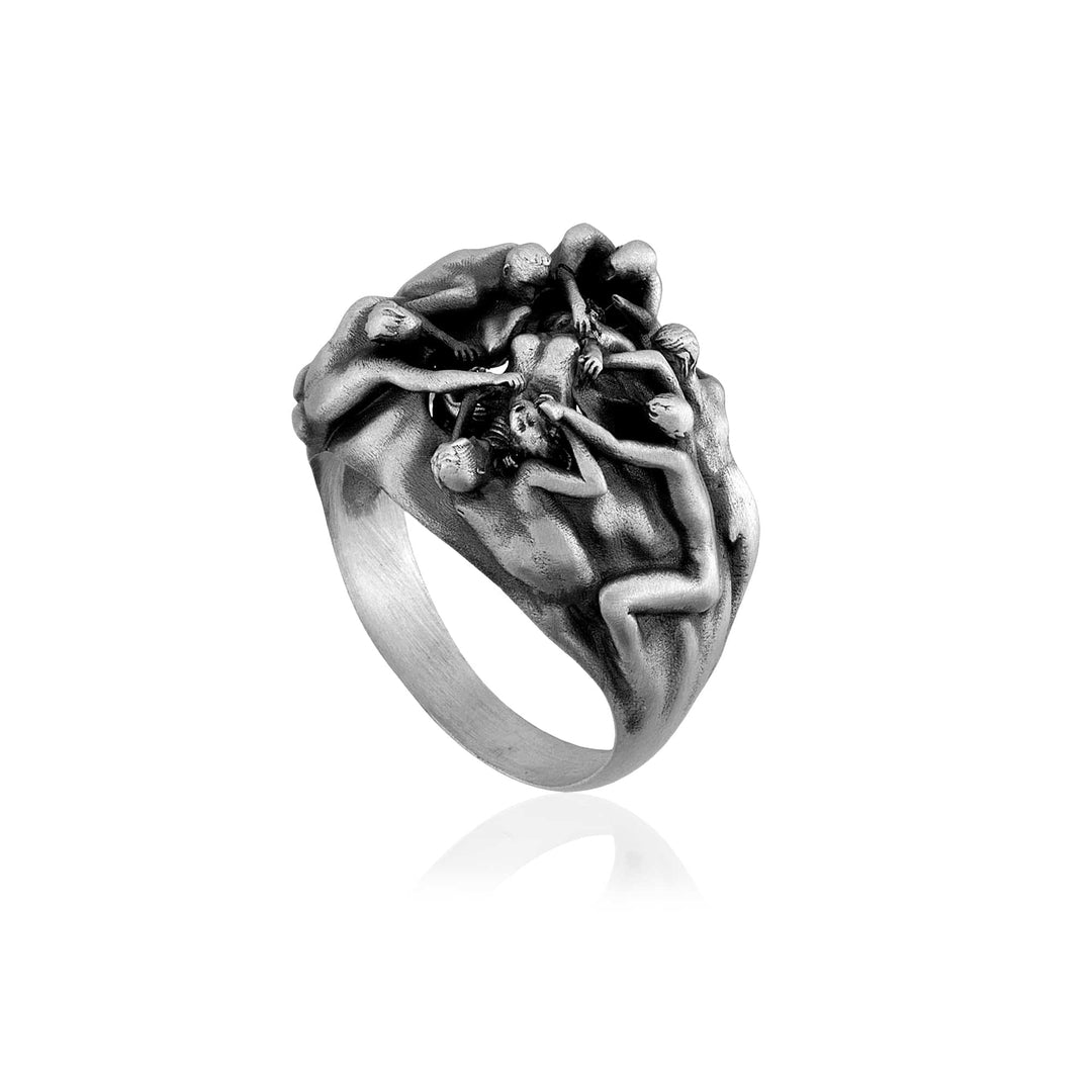 Writhing Figures Ring