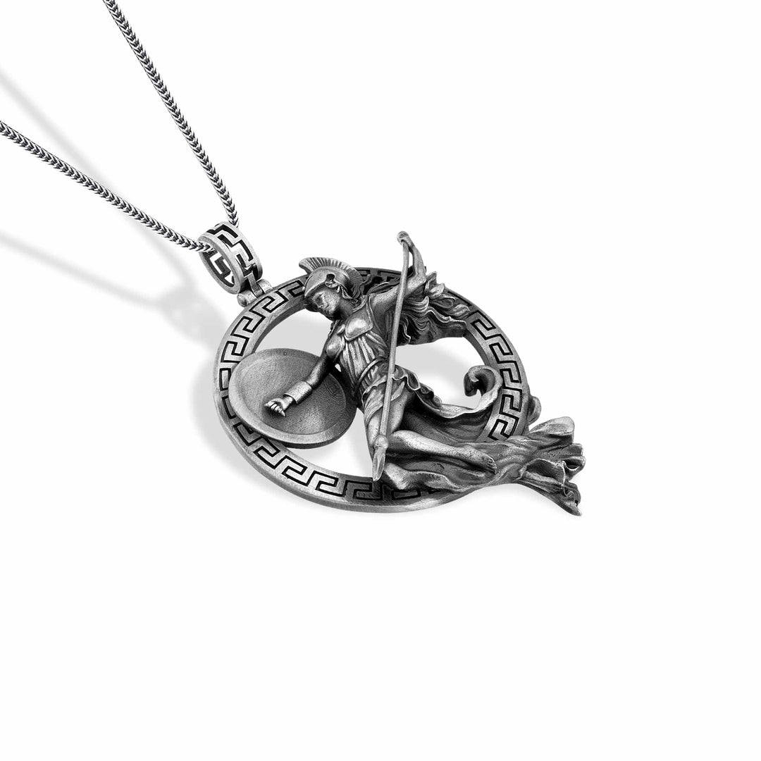 Greek Athena Pendant Necklace