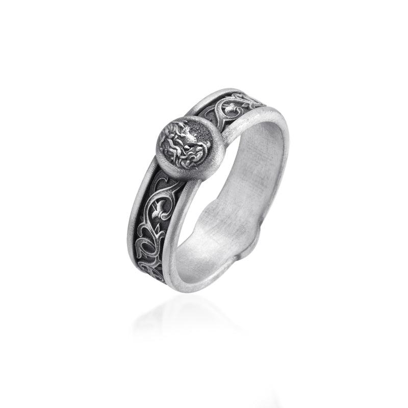 Medusa Band Ring side view