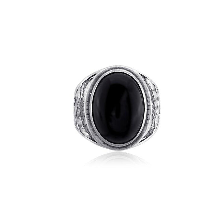 Nature and Sky Onyx Ring top view