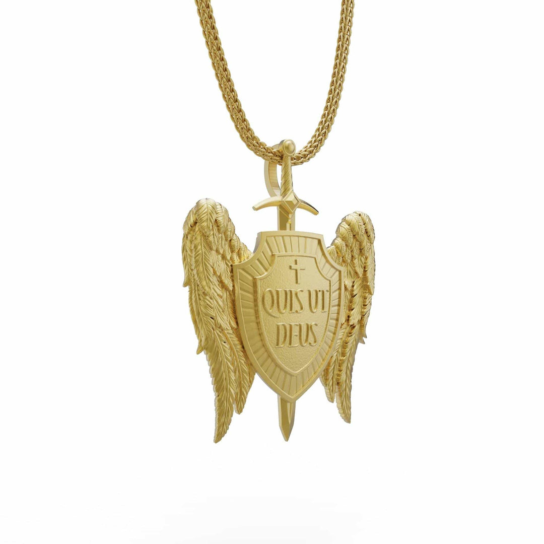 Saint Michael Shield Necklace