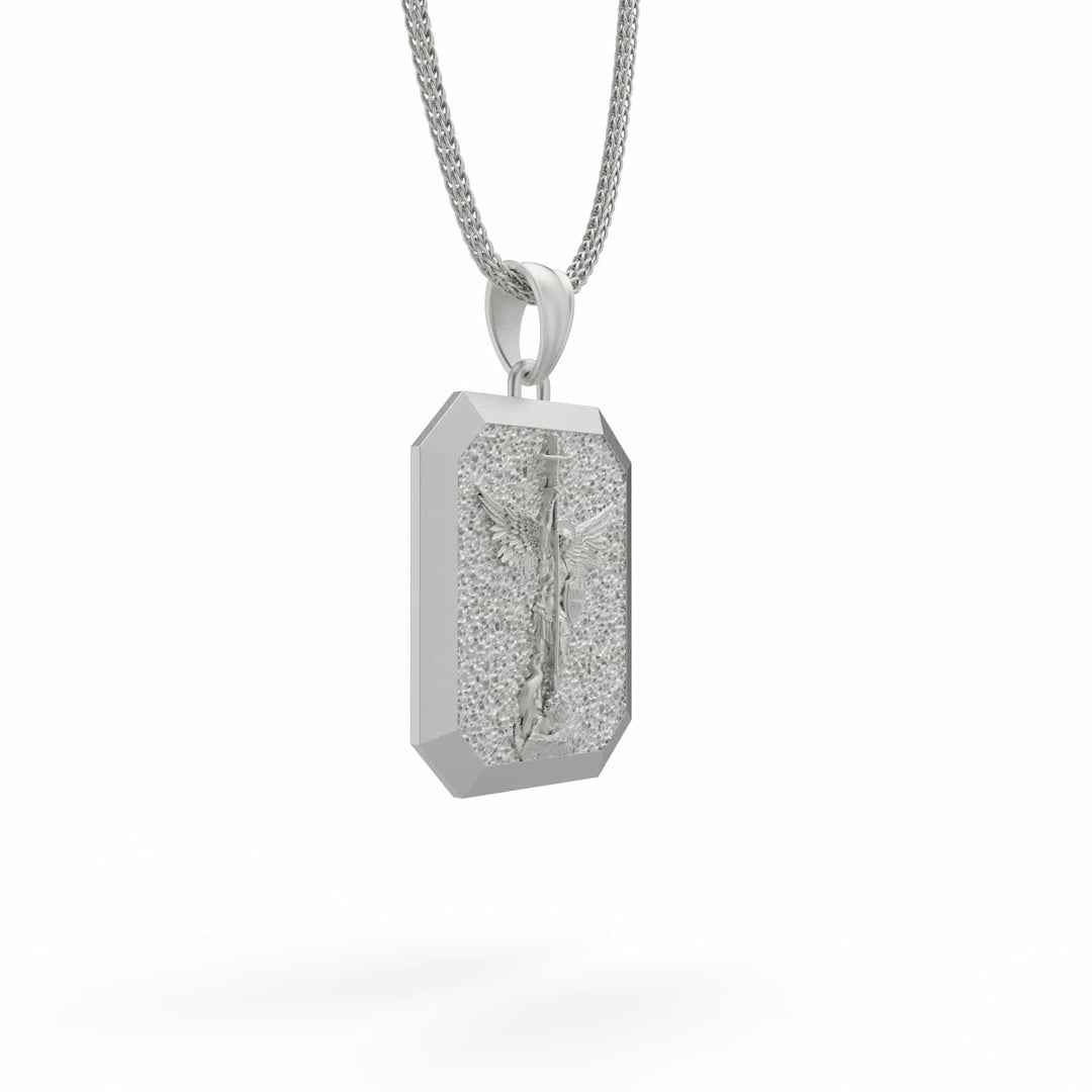 Saint Michael Shield Necklace