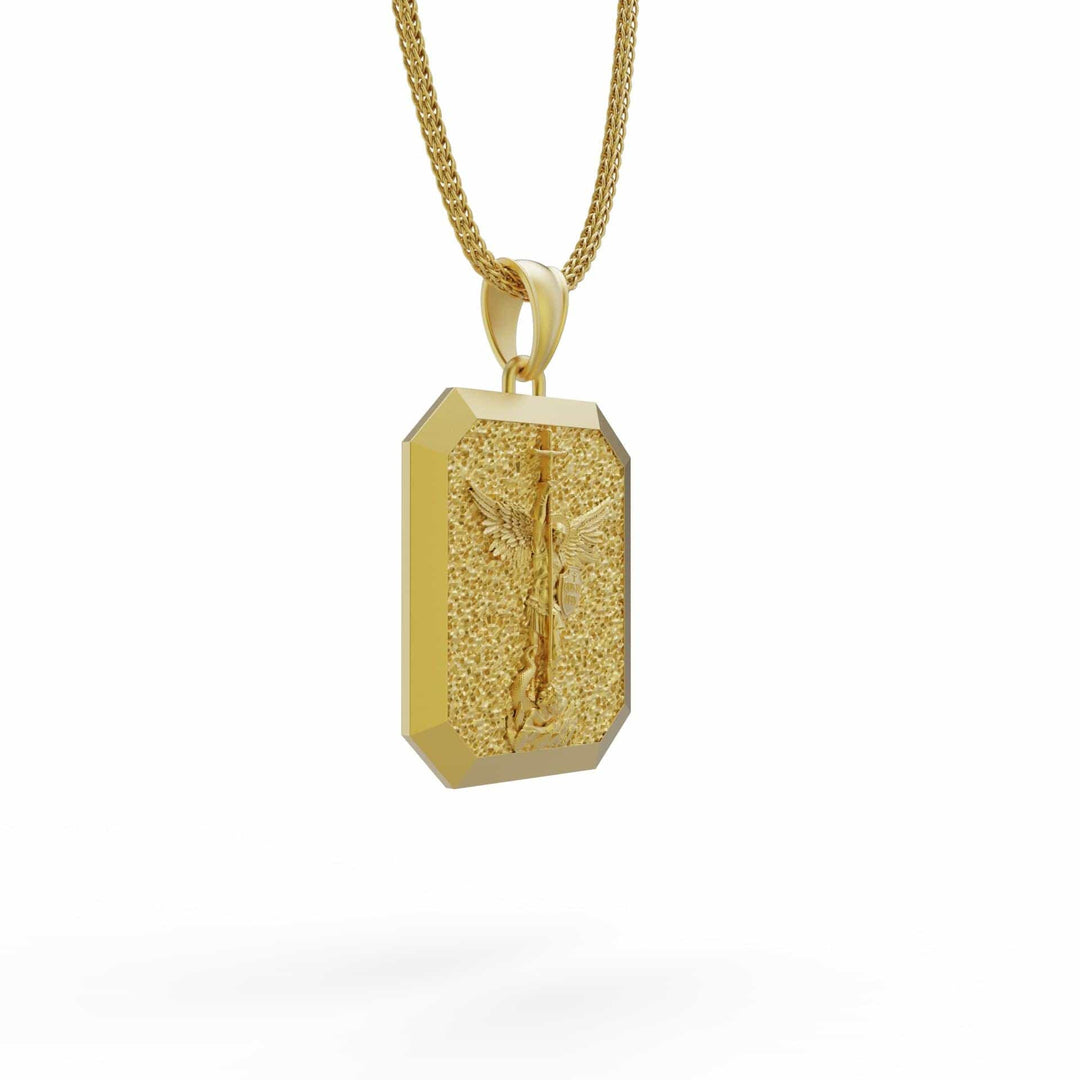 Saint Michael Shield Necklace