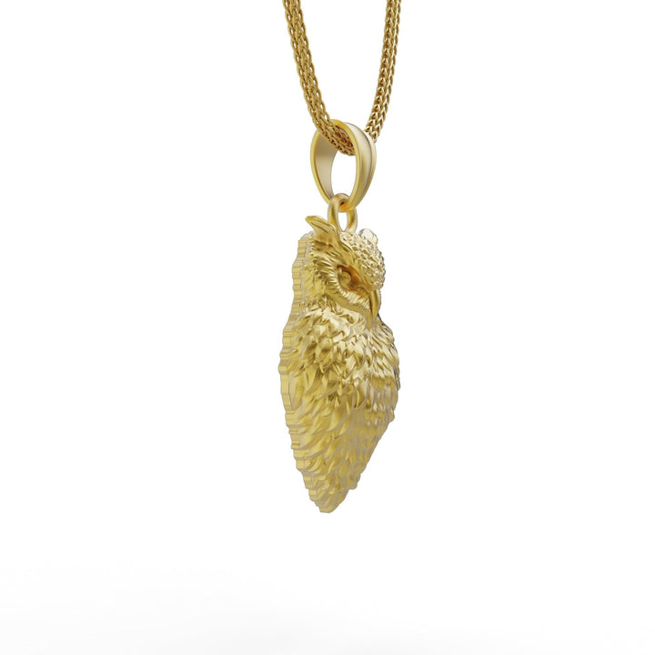 Angry Owl Necklace