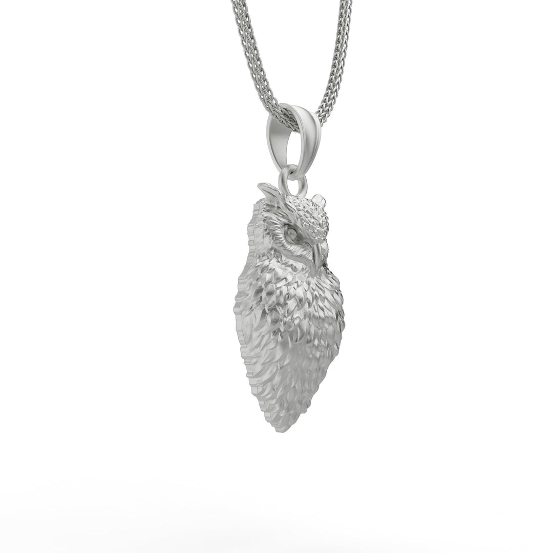 Angry Owl Necklace