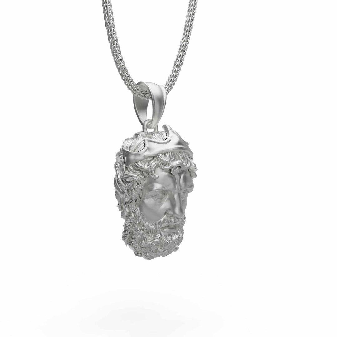 Poseidon Head Necklace